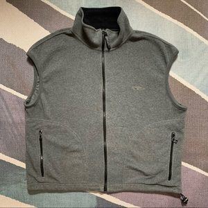 Structure polar fleece winter zip up vest